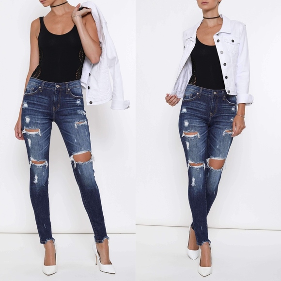 HAYDEN Distressed Skinnies - Picture 2 of 6